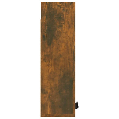Badkamerkast Wandgemonteerd 32X20X67 Cm Gerookt Eiken