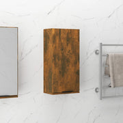 Badkamerkast 32x20x67 cm gerookt eiken