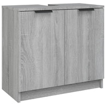Badkamerkast 64,5X33,5X59 Cm Bewerkt Hout Grijs Sonoma Eiken