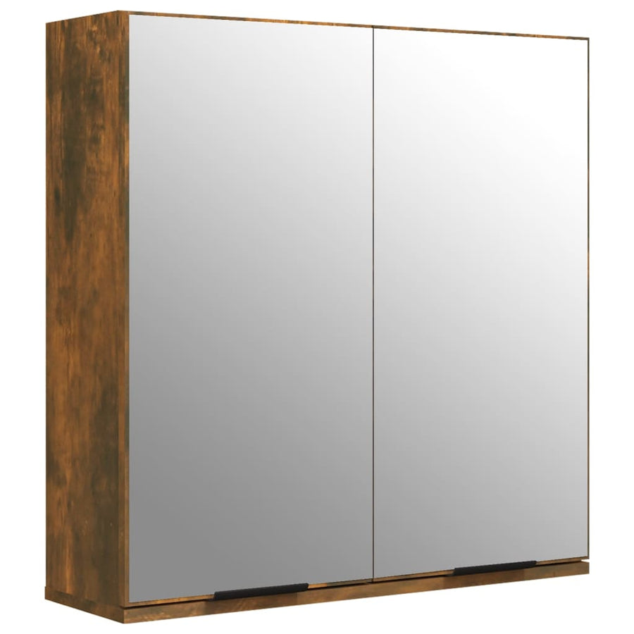 Badkamerkast Met Spiegel 64X20X67 Cm Kleurig