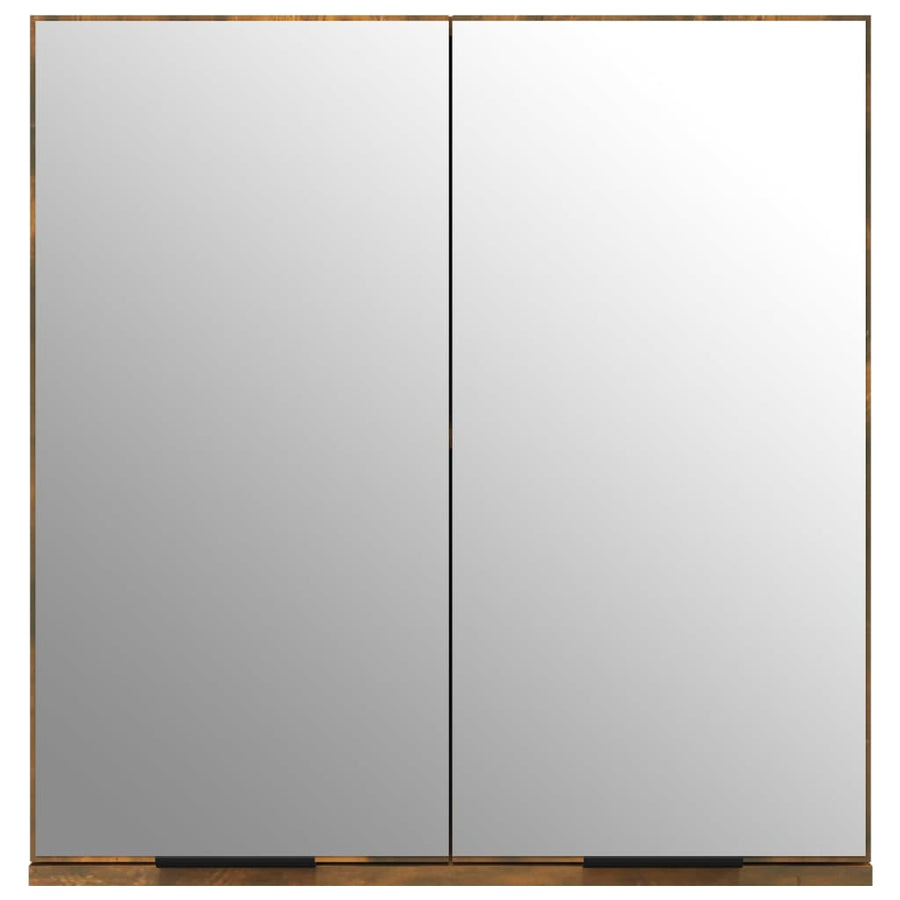 Badkamerkast Met Spiegel 64X20X67 Cm Kleurig