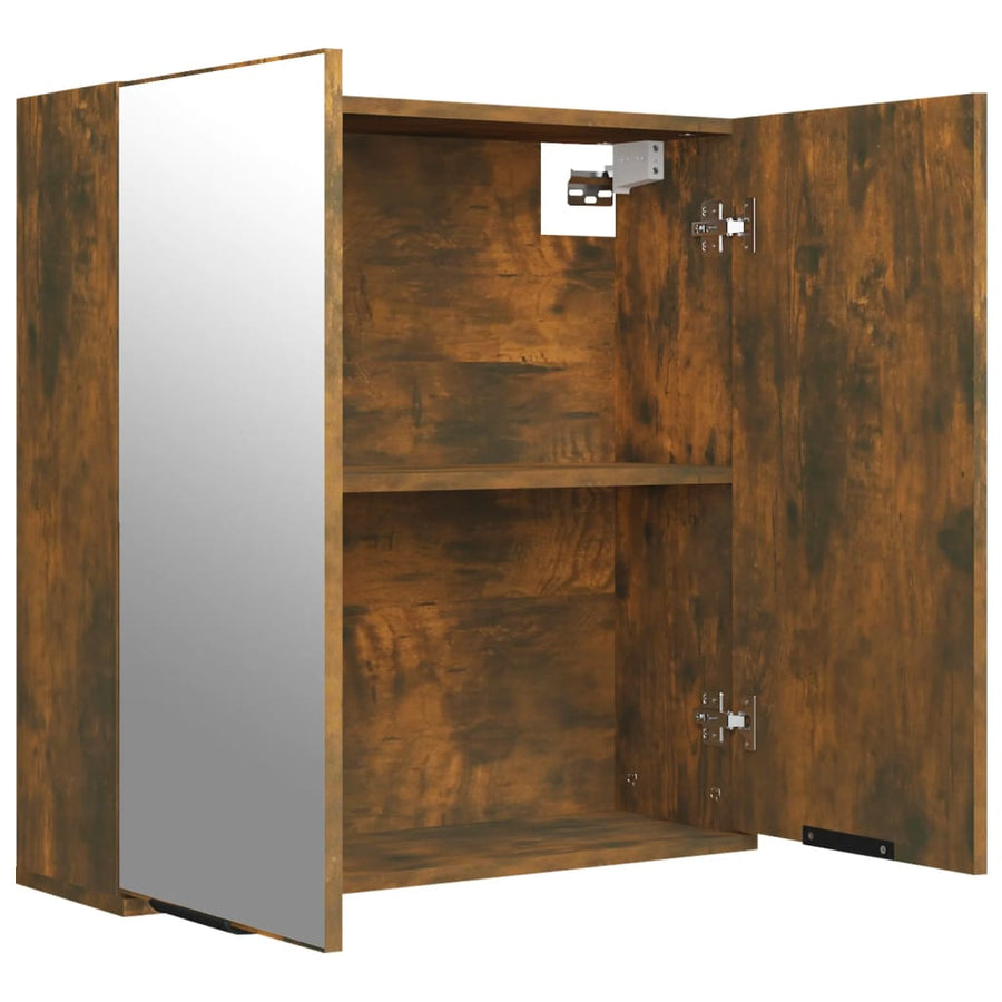 Badkamerkast Met Spiegel 64X20X67 Cm Kleurig