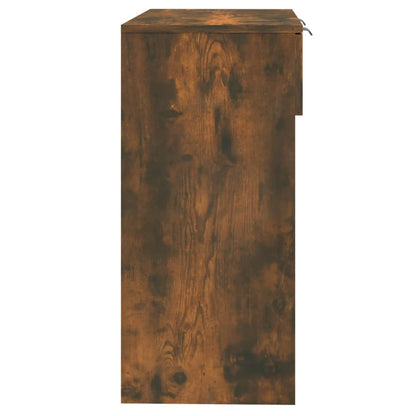 Wandtafel 90X36X75 Cm Bewerkt Hout Gerookt Eikenkleurig