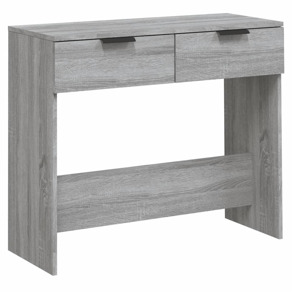 Wandtafel 90X36X75 Cm Bewerkt Hout Grijs Sonoma Eikenkleurig