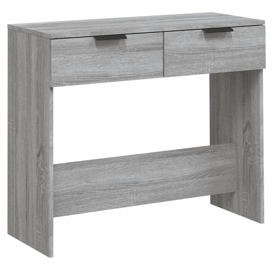Wandtafel 90X36X75 Cm Bewerkt Hout Grijs Sonoma Eikenkleurig