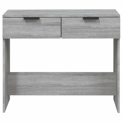 Wandtafel 90X36X75 Cm Bewerkt Hout Grijs Sonoma Eikenkleurig