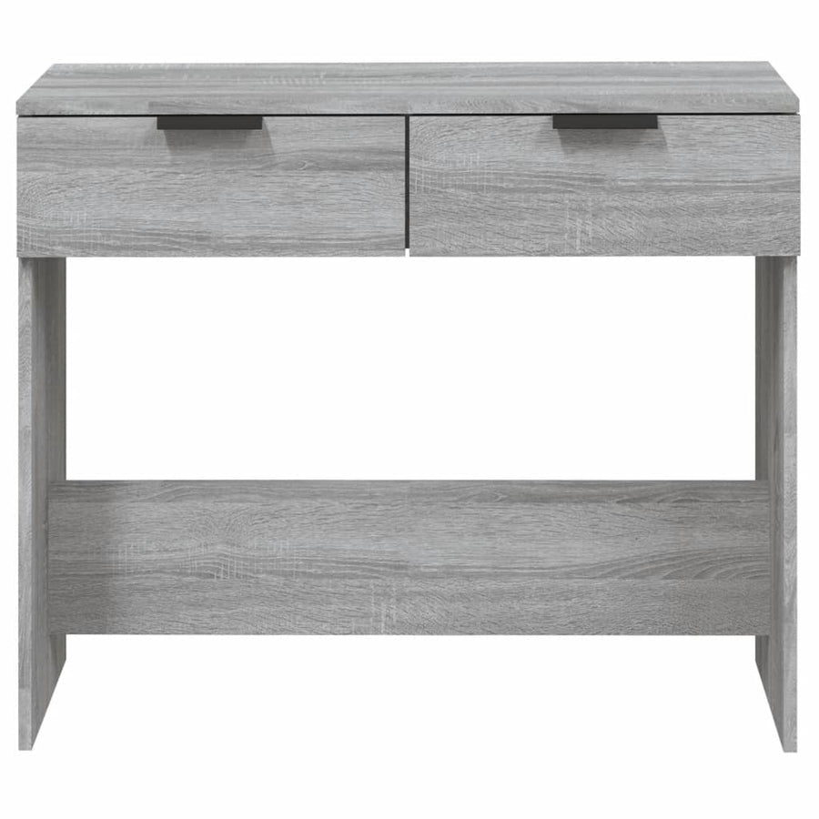 Wandtafel 90X36X75 Cm Bewerkt Hout Grijs Sonoma Eikenkleurig