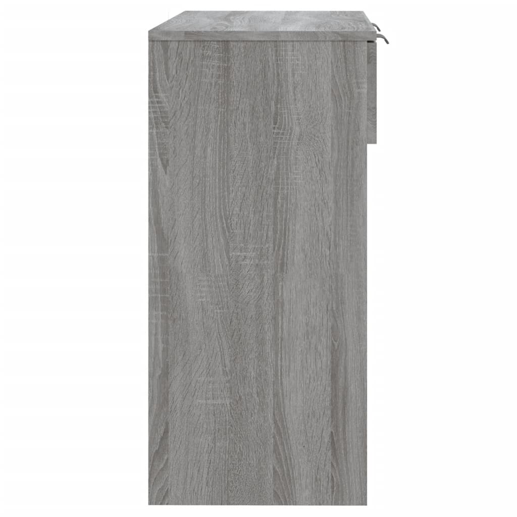 Wandtafel 90X36X75 Cm Bewerkt Hout Grijs Sonoma Eikenkleurig