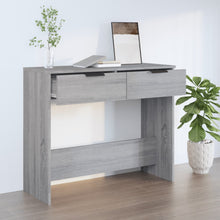Wandtafel 90X36X75 Cm Bewerkt Hout Grijs Sonoma Eikenkleurig