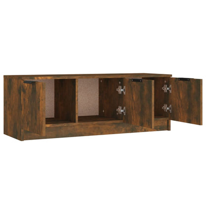 Tv-Meubel 02X35X36,5 Cm Bewerkt Hout Kleurig Gerookt eiken