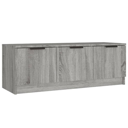 Tv-Meubel 02X35X36,5 Cm Bewerkt Hout Eikenkleurig Grijs sonoma