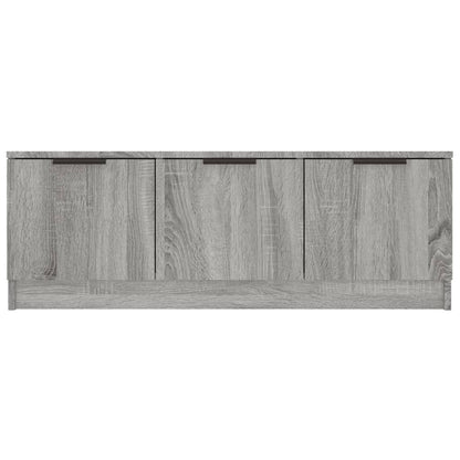 Tv-Meubel 02X35X36,5 Cm Bewerkt Hout Eikenkleurig Grijs sonoma
