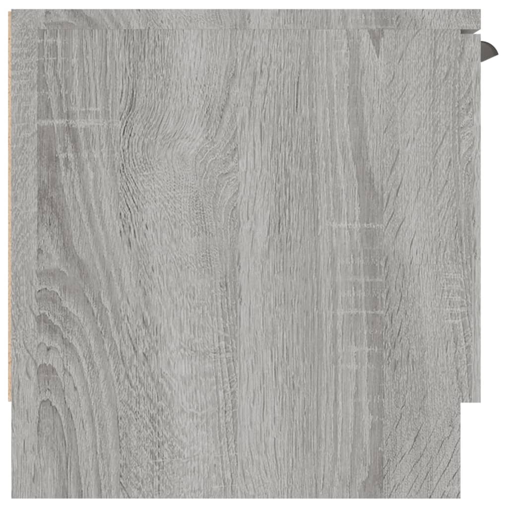 Tv-Meubel 02X35X36,5 Cm Bewerkt Hout Eikenkleurig Grijs sonoma