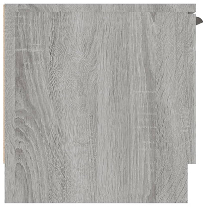 Tv-Meubel 02X35X36,5 Cm Bewerkt Hout Eikenkleurig Grijs sonoma