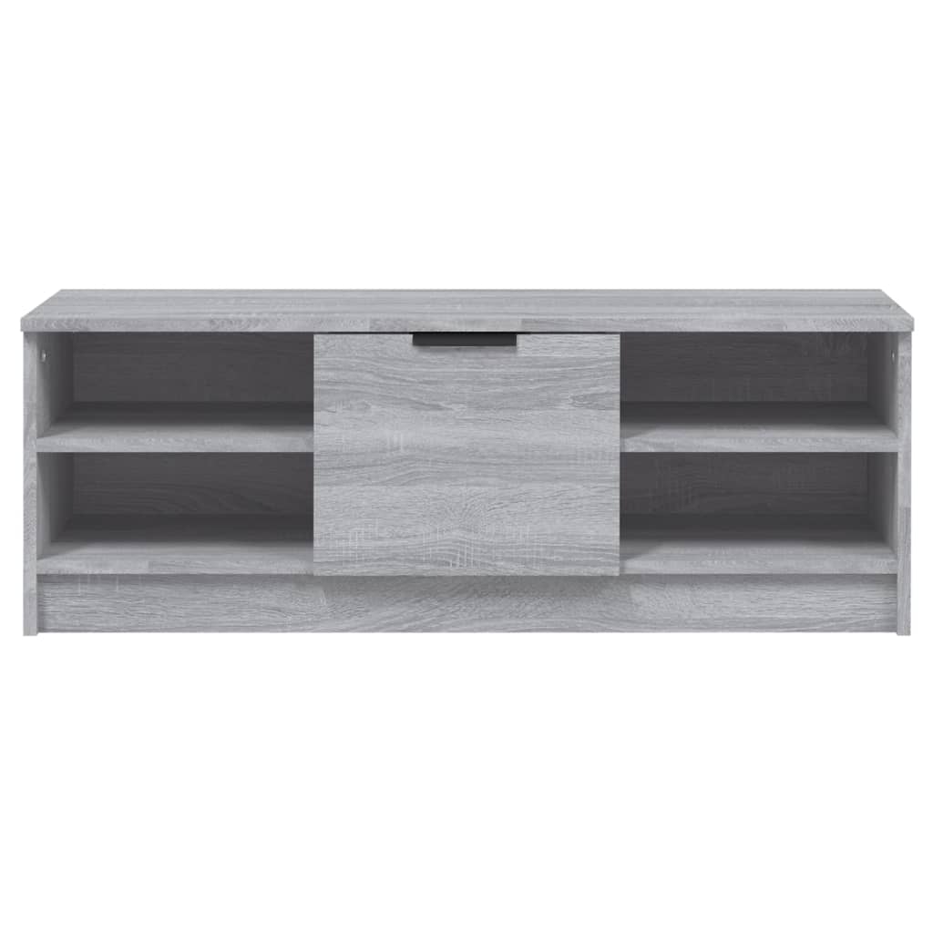 Tv-Meubel 02X35,5X36,5 Cm Bewerkt Hout Eikenkleur Grijs sonoma