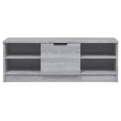 Tv-Meubel 02X35,5X36,5 Cm Bewerkt Hout Eikenkleur Grijs sonoma
