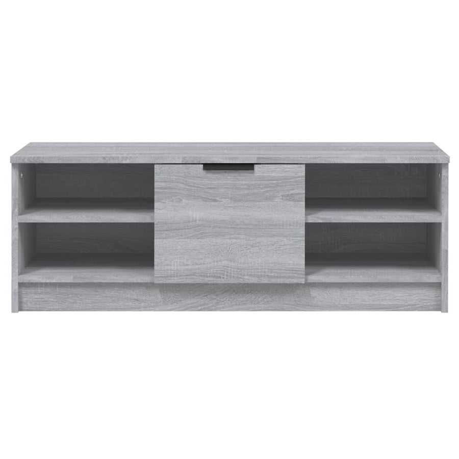 Tv-Meubel 02X35,5X36,5 Cm Bewerkt Hout Eikenkleur Grijs sonoma
