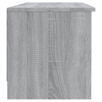 Tv-Meubel 02X35,5X36,5 Cm Bewerkt Hout Eikenkleur Grijs sonoma