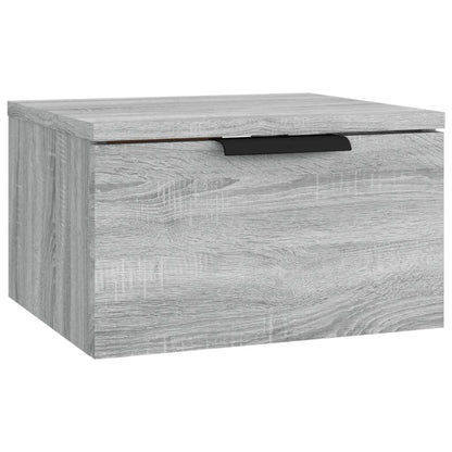 Nachtkastjes 2 st wandgemonteerd 34x30x20 cm grijs sonoma eiken Grijs sonoma