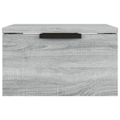 Nachtkastjes 2 st wandgemonteerd 34x30x20 cm grijs sonoma eiken Grijs sonoma