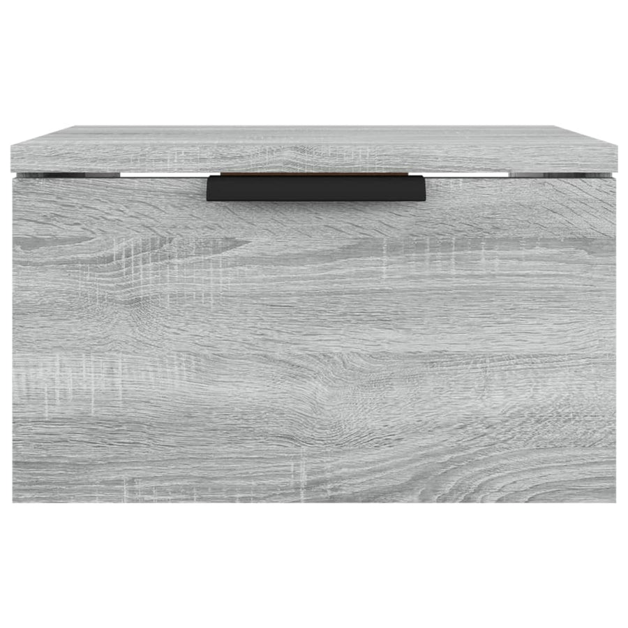 Nachtkastjes 2 st wandgemonteerd 34x30x20 cm grijs sonoma eiken Grijs sonoma