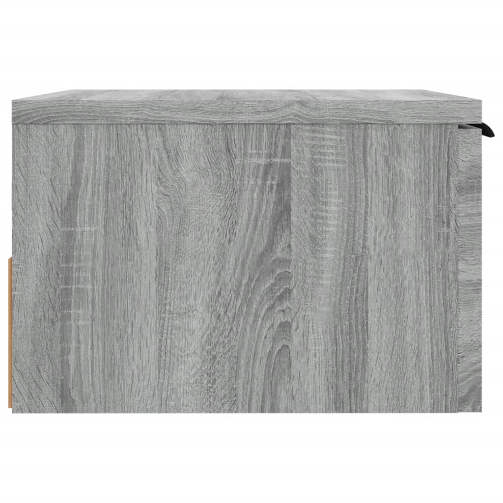 Nachtkastjes 2 st wandgemonteerd 34x30x20 cm grijs sonoma eiken Grijs sonoma