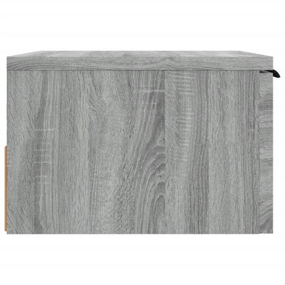 Nachtkastjes 2 st wandgemonteerd 34x30x20 cm grijs sonoma eiken Grijs sonoma