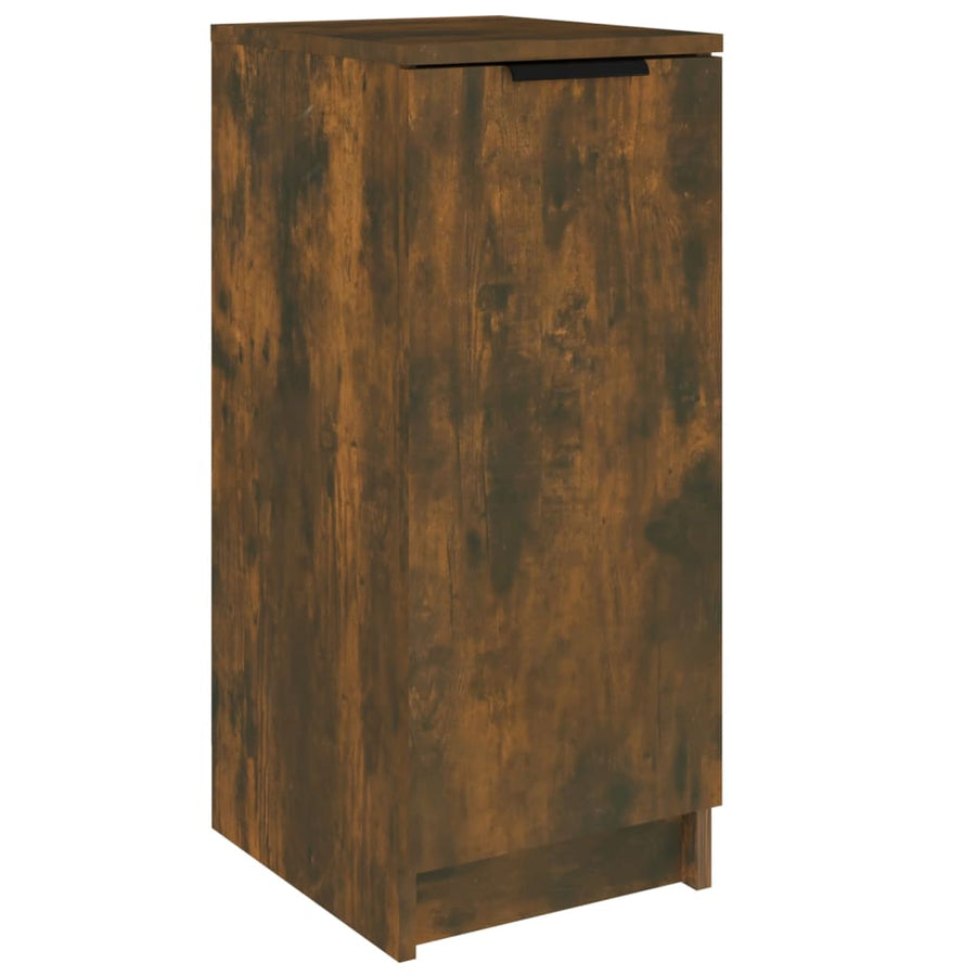 Schoenenkast 30X35X70 Cm Bewerkt Hout Gerookt Eikenkleurig