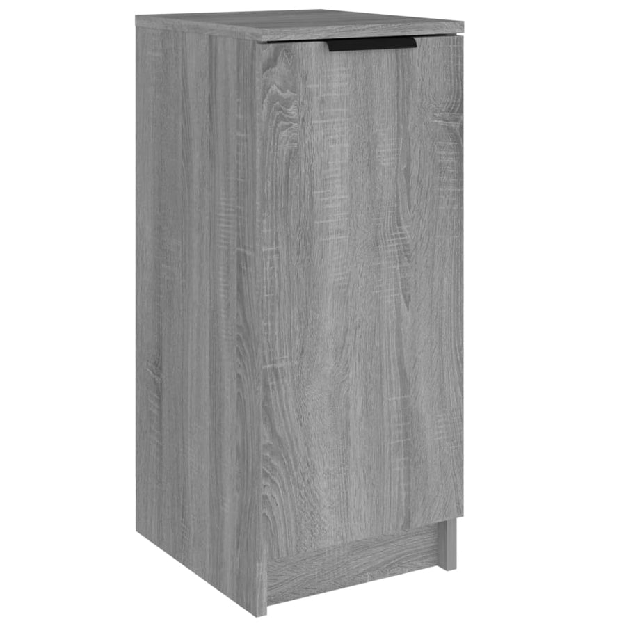 Schoenenkast 30X35X70 Cm Bewerkt Hout Eikenkleurig Grijs sonoma