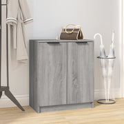 Schoenenkast 59x35x70 cm bewerkt hout grijs
