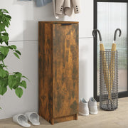 Schoenenkast 30x35x100 cm bewerkt hout gerookt eiken
