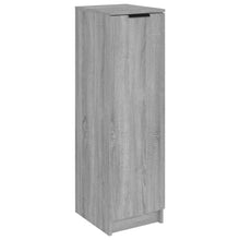 Schoenenkast 30X35X00 Cm Bewerkt Hout Eikenkleur Grijs sonoma