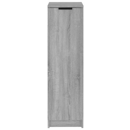 Schoenenkast 30X35X00 Cm Bewerkt Hout Eikenkleur Grijs sonoma