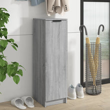 Schoenenkast 30X35X00 Cm Bewerkt Hout Eikenkleur Grijs sonoma