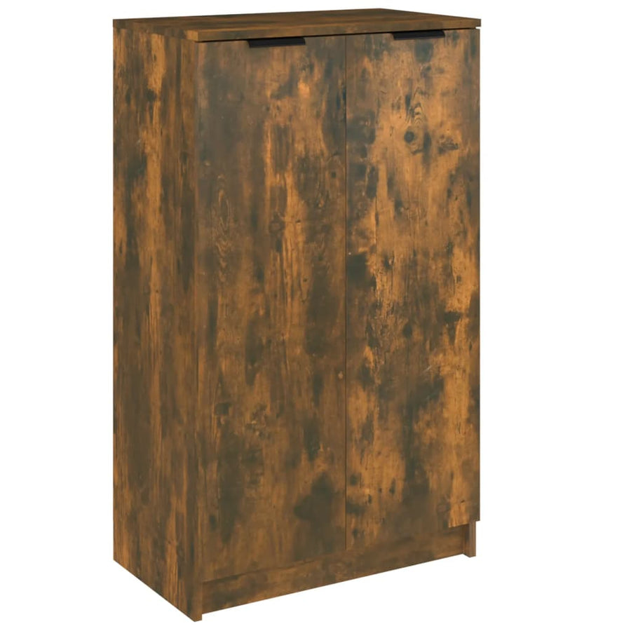 Schoenenkast 59X35X00 Cm Bewerkt Hout Kleurig Gerookt eiken