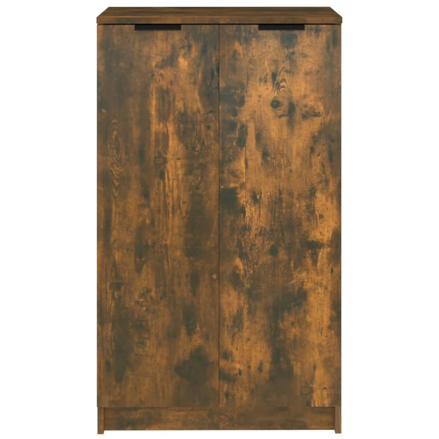 Schoenenkast 59X35X00 Cm Bewerkt Hout Kleurig Gerookt eiken