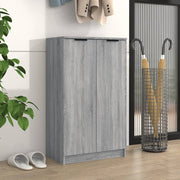 Shoe Cabinet 59x35x100 cm Engineered Wood Grey Sonoma Oak Colour