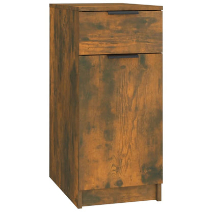 Bureaukast 33,5X50X75 Cm Bewerkt Hout Gerookt Eikenkleurig