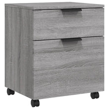 Dossierkast Verrijdbaar 45X38X54 Cm Bewerkt Hout Grijs Sonoma