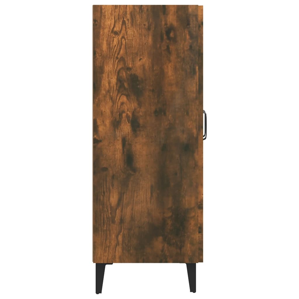 Dressoir 69,5X34X90 Cm Bewerkt Hout Gerookt Eikenkleurig