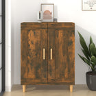 Dressoir 69,5x34x90 cm bewerkt hout gerookt eiken