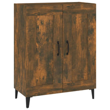 Dressoir 69,5X34X90 Cm Bewerkt Hout Gerookt Eikenkleurig