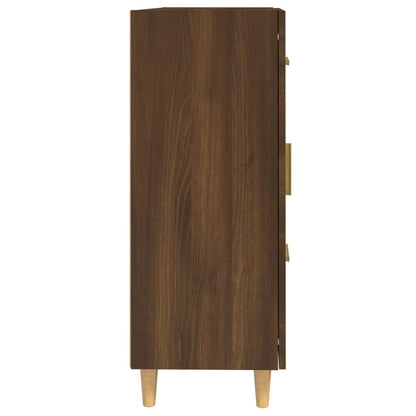 Dressoir 69,5X34X90 Cm Bewerkt Hout Bruin Eikenkleur