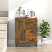 Dressoir 69,5x34x90 cm bewerkt hout gerookt eiken