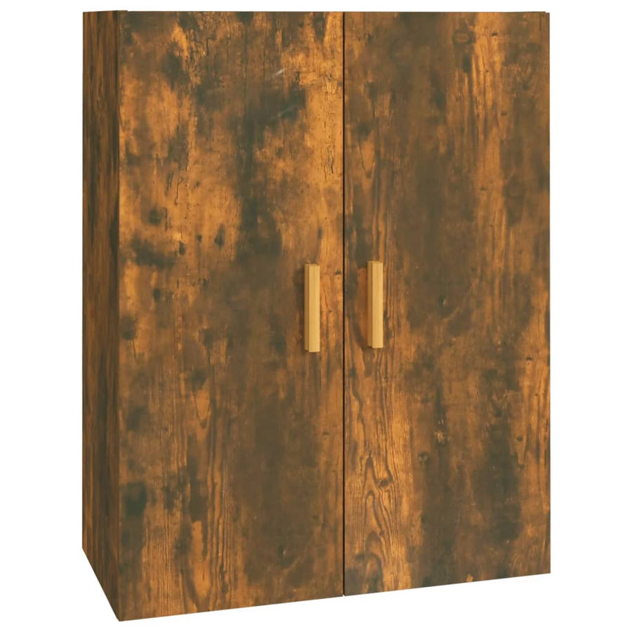 Hangkast 69,5X34X90 Cm Gerookt Eikenkleurig
