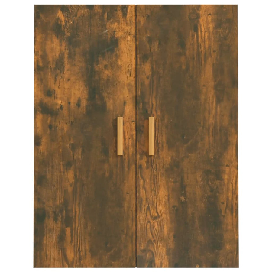 Hangkast 69,5X34X90 Cm Gerookt Eikenkleurig