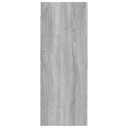 Hangkast 69,5X34X90 Cm Grijs Sonoma Eikenkleurig