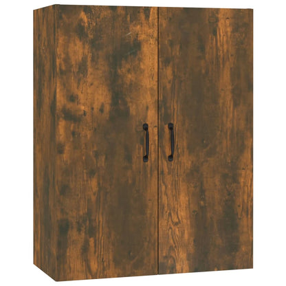 Hangkast 69,5X34X90 Cm Bewerkt Hout Gerookt Eikenkleurig