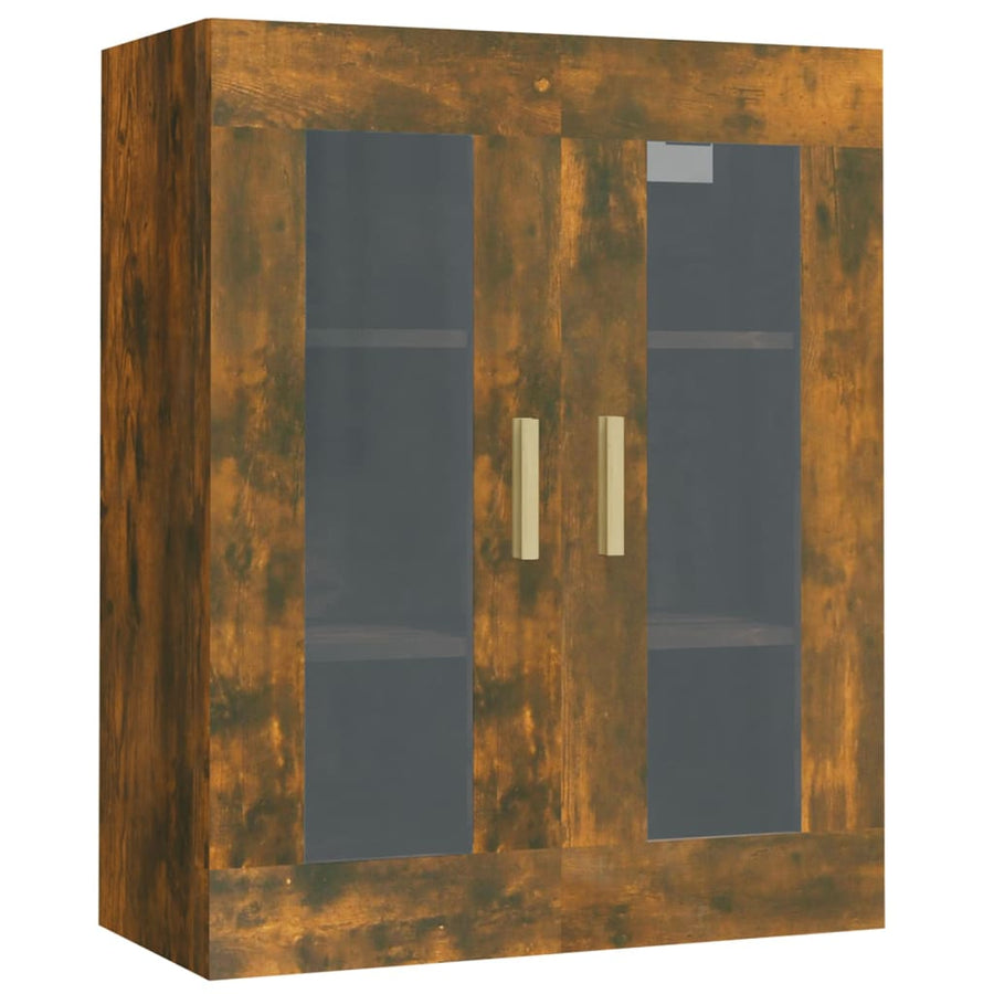 Hangkast 69,5X34X90 Cm Gerookt Eikenkleurig