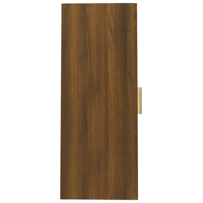 Hangkast 69,5X34X90 Cm Bruin Eikenkleur